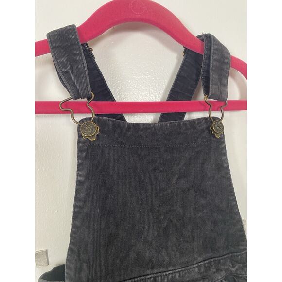 Logg Girls Curdoray Overall Skirt Faded Black Size Us 6 - Picture 2 of 7
